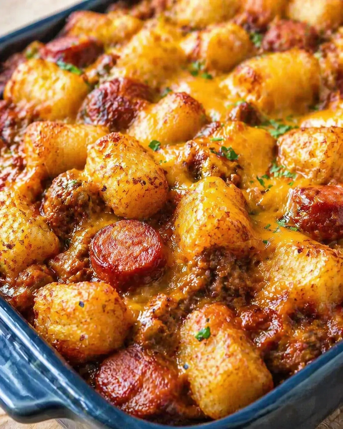 intro_final_dish-placeholder.png Final plated Best Crockpot Chili Dog Casserole - theamazingfood served as a hero shot