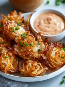 Air Fryer Crispy Mini Blooming Onions