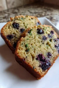 Blueberry Zucchini Bread - detail 1